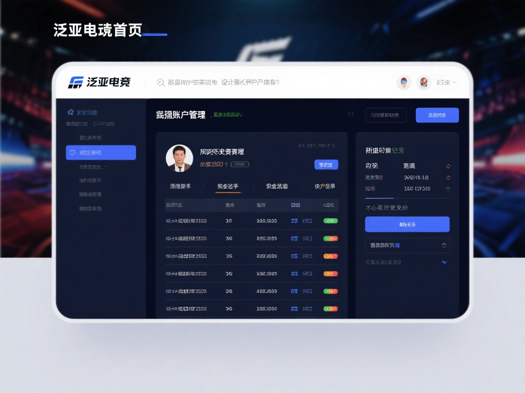 泛亚电竞首页的设计注重用户体验，其简洁而直观的界面